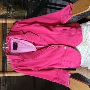 Hurley pink, sweatshirt, blazer/jacket, size M